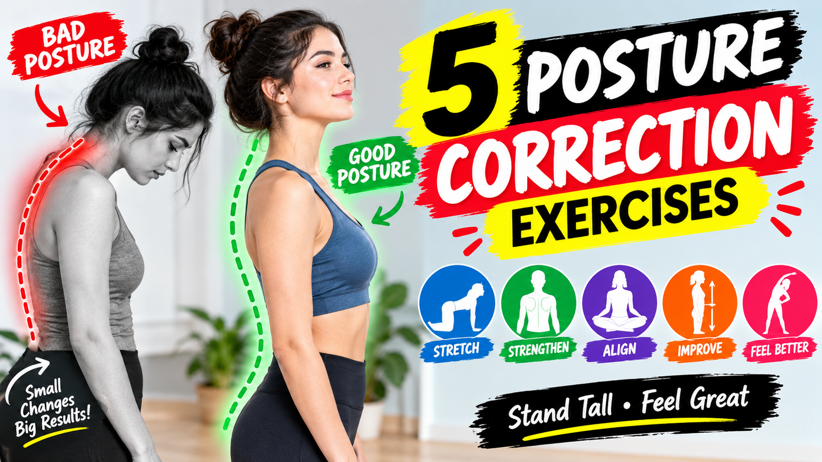 5 Posture Correction Exercises