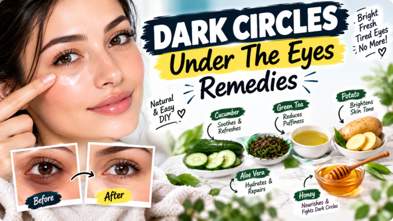 Dark Circles Under The Eyes Remedies
